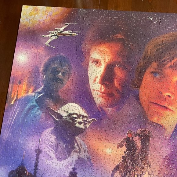 Empire Strikes Back Springbok Puzzle Star Wars 1500 1997 USA Missing 2 pcs! - Picture 6 of 16